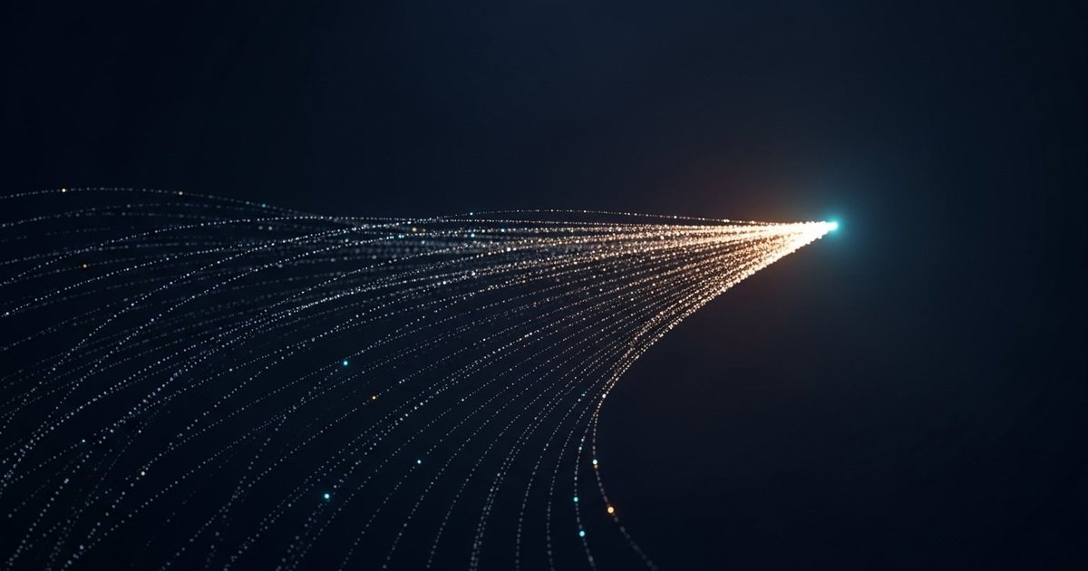 Technology infrastructure and digital architecture with interconnected systems and data flows