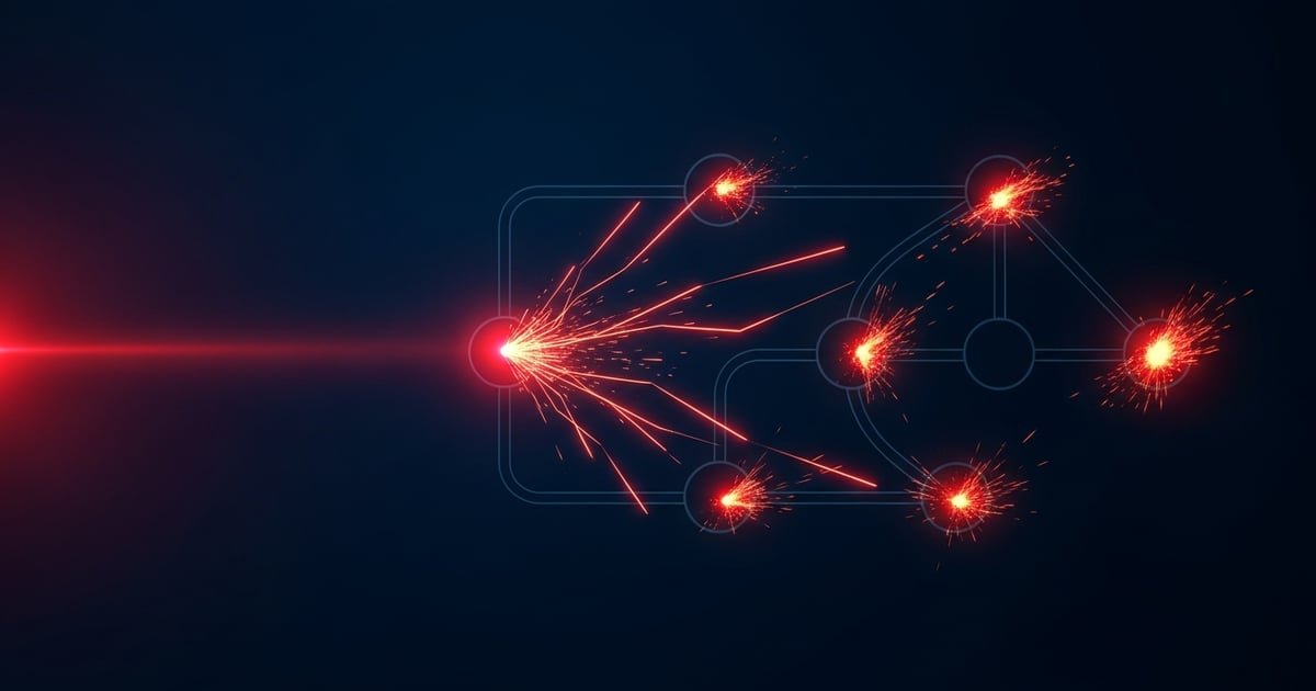 Cybersecurity threat detection and defense visualization with protective barriers and threat indicators