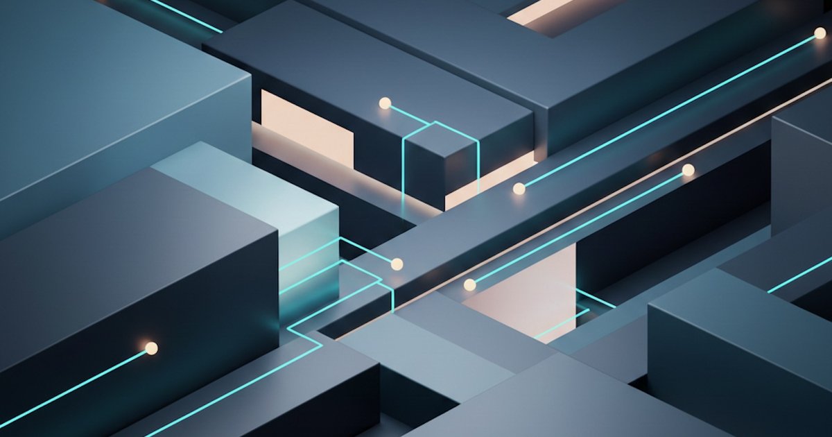 Abstract neural network architecture with layered nodes and semantic pathways glowing in emerald green